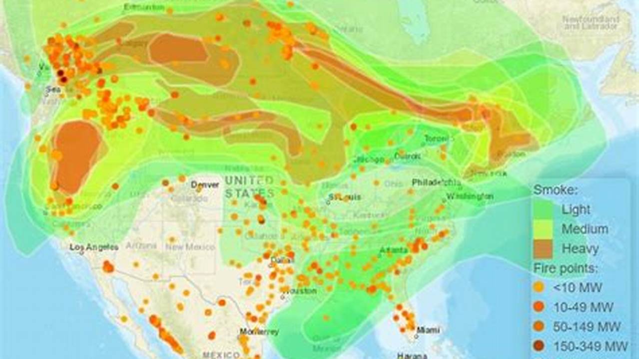 Current Wildfire Smoke Map 2024