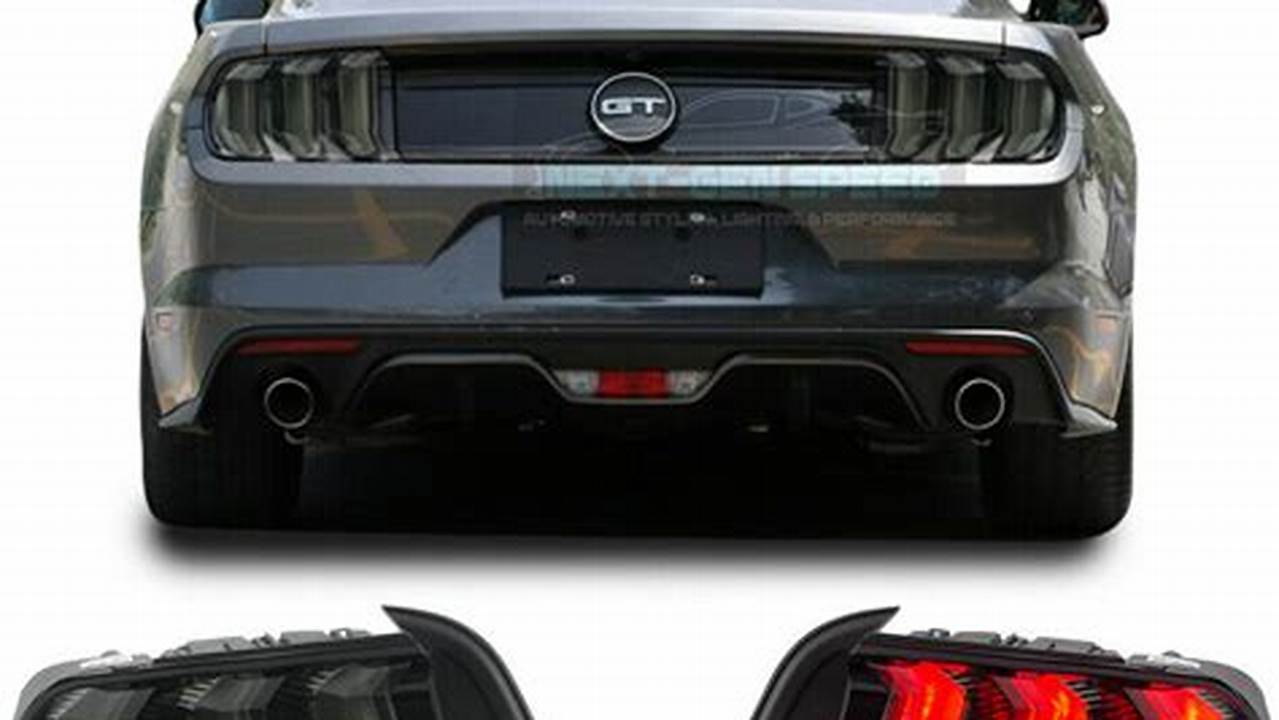 Custom Smoked Tail Lights For 2024 Mustangs