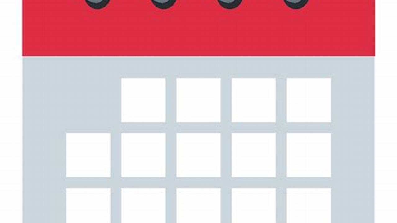 Cute Calendar Emoji