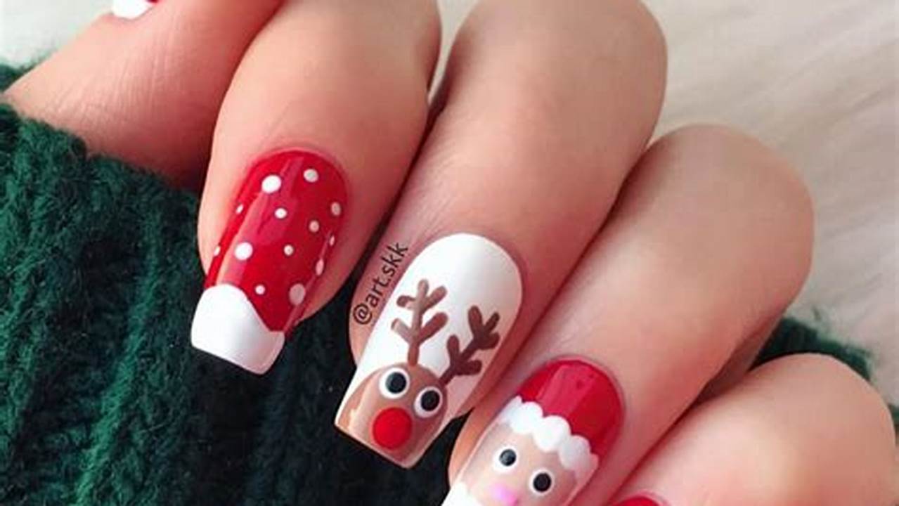Cute Christmas Nail Designs 2024