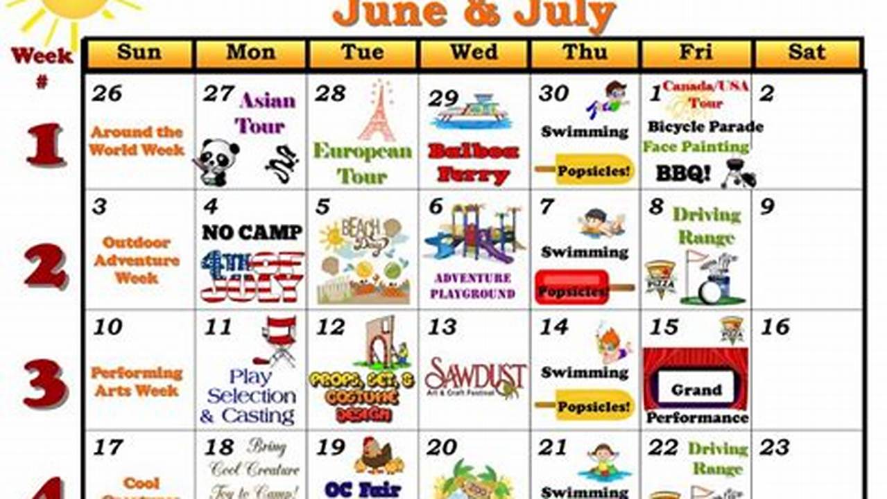 Cyt Summer Camp 2024 Schedule
