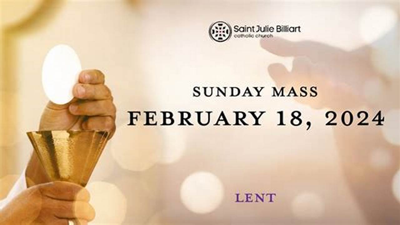 Daily Mass Feb 16 2024