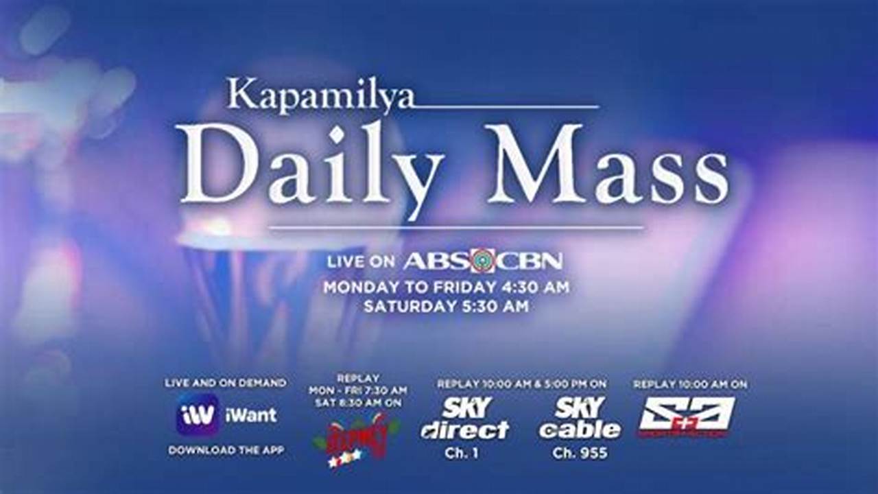 Daily Tv Mass March 17 2024
