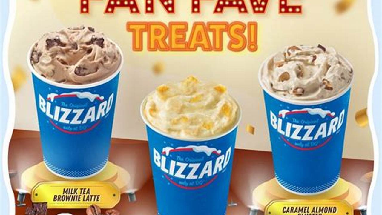 Dairy Queen Blizzard Of The Month, 2024