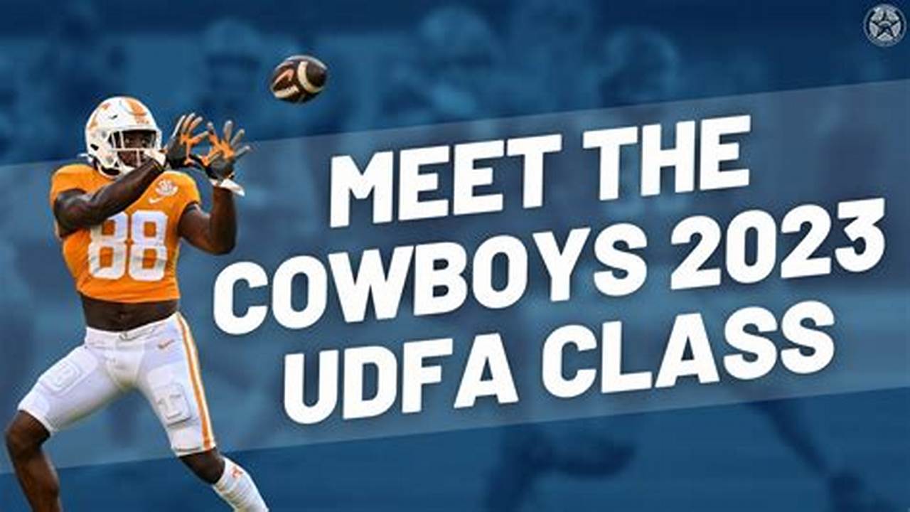 Dallas Cowboys Undrafted Free Agents 2024 List
