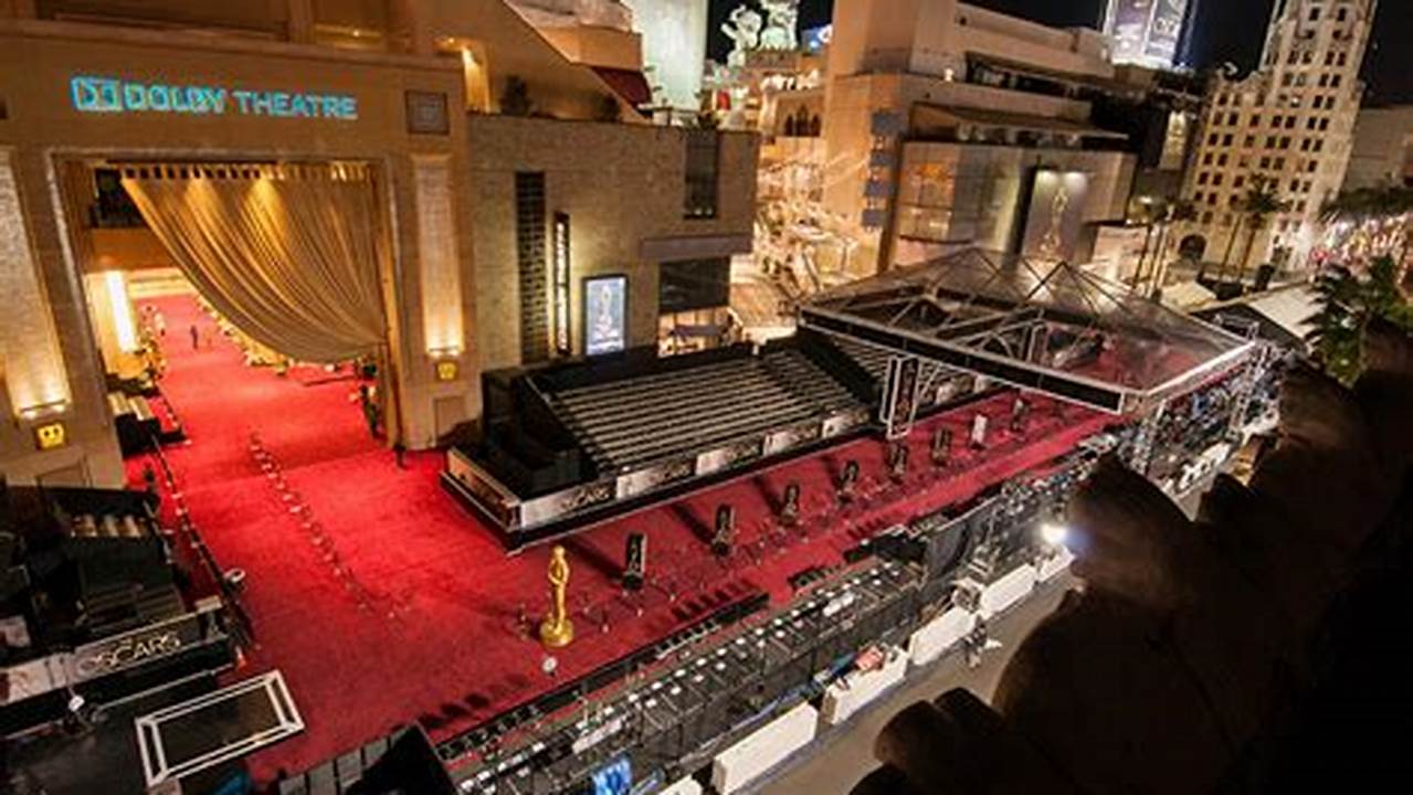 Das Dolby Theatre, Veranstaltungsort Der Oscarverleihung 2024 Christopher Nolan, Regisseur, Drehbuchautor Und Produzent Des Preisgekrönten Films Oppenheimer Moderator Jimmy Kimmel., 2024