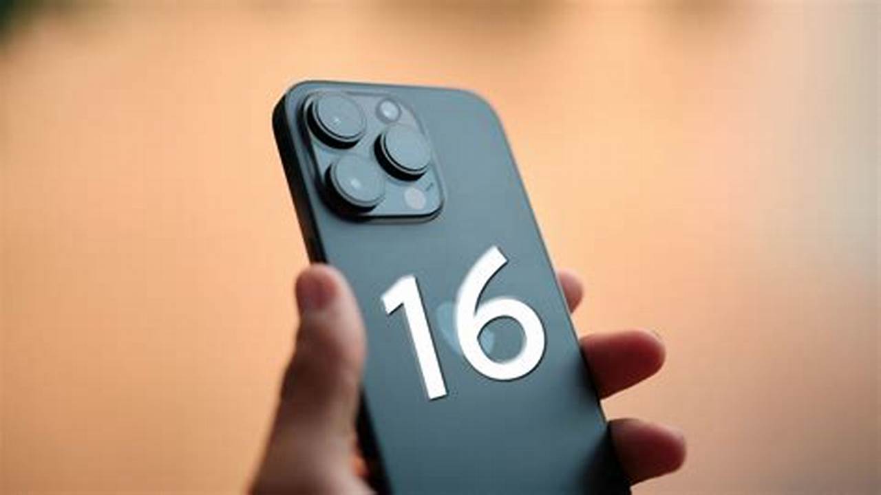 Das Iphone 16, 16 Plus, 16 Pro Und 16 Pro Max Erscheinen Ver­mut­lich Im Sep­tem­ber 2024., 2024