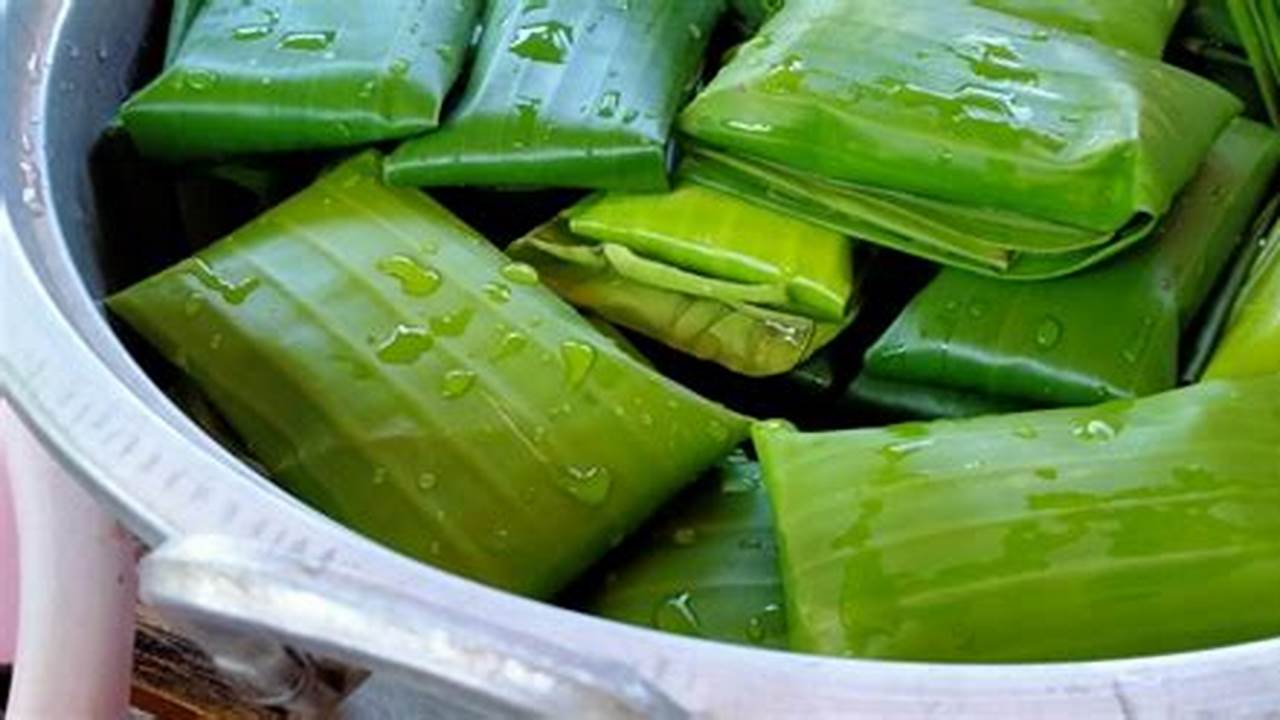 Daun Pisang, Resep