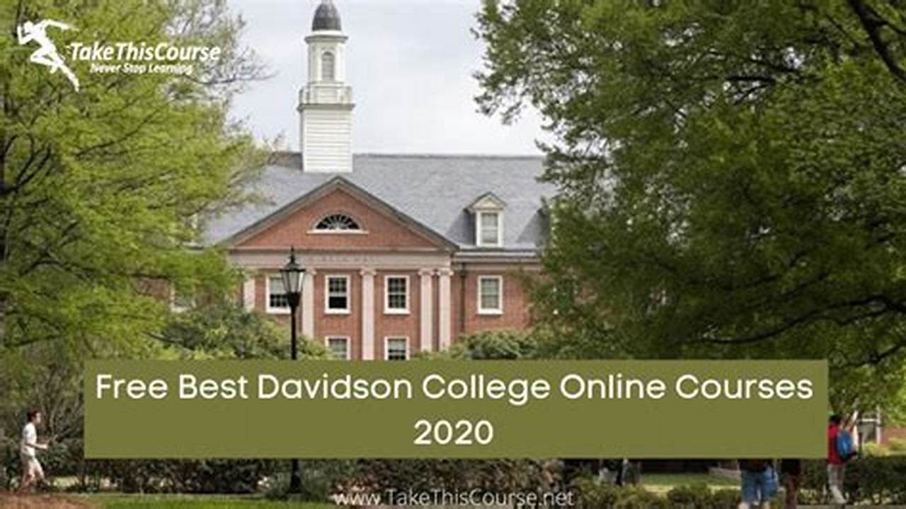 Davidson College Courses Fall 2024