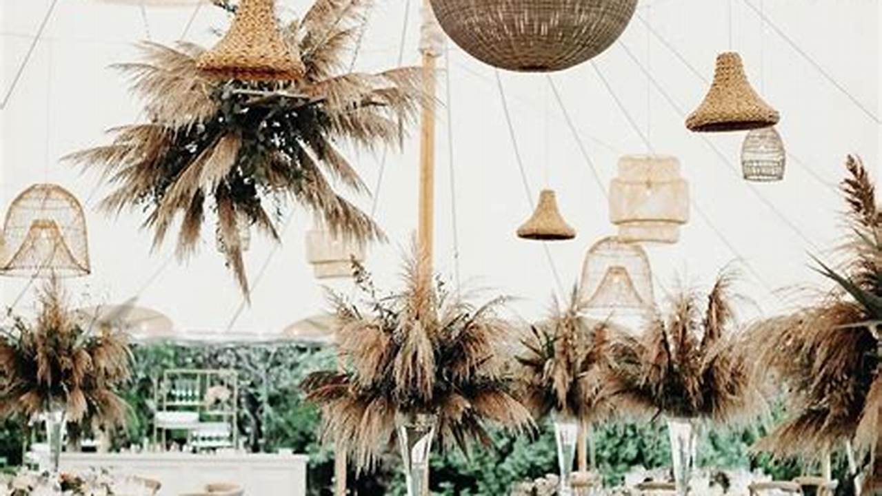 Decor, Boho Wedding Venues