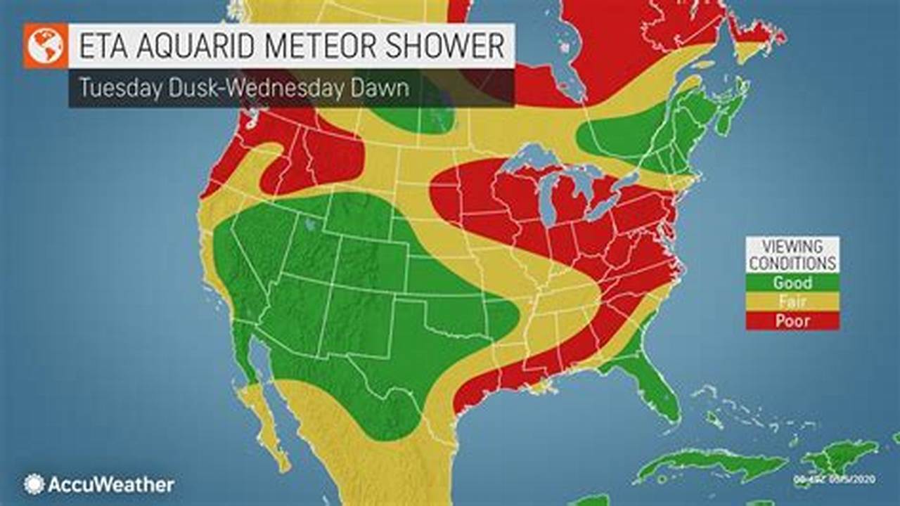 Delta Aquarids Meteor Shower Visibility Map 2024