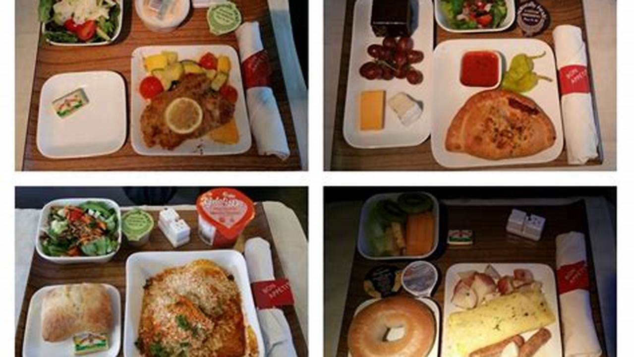 Delta First Class Meals 2024