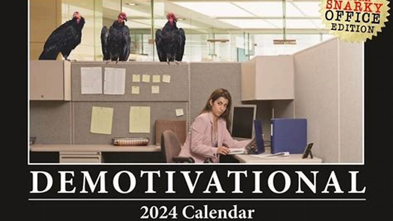 Demotivational Desk Calendar 2024