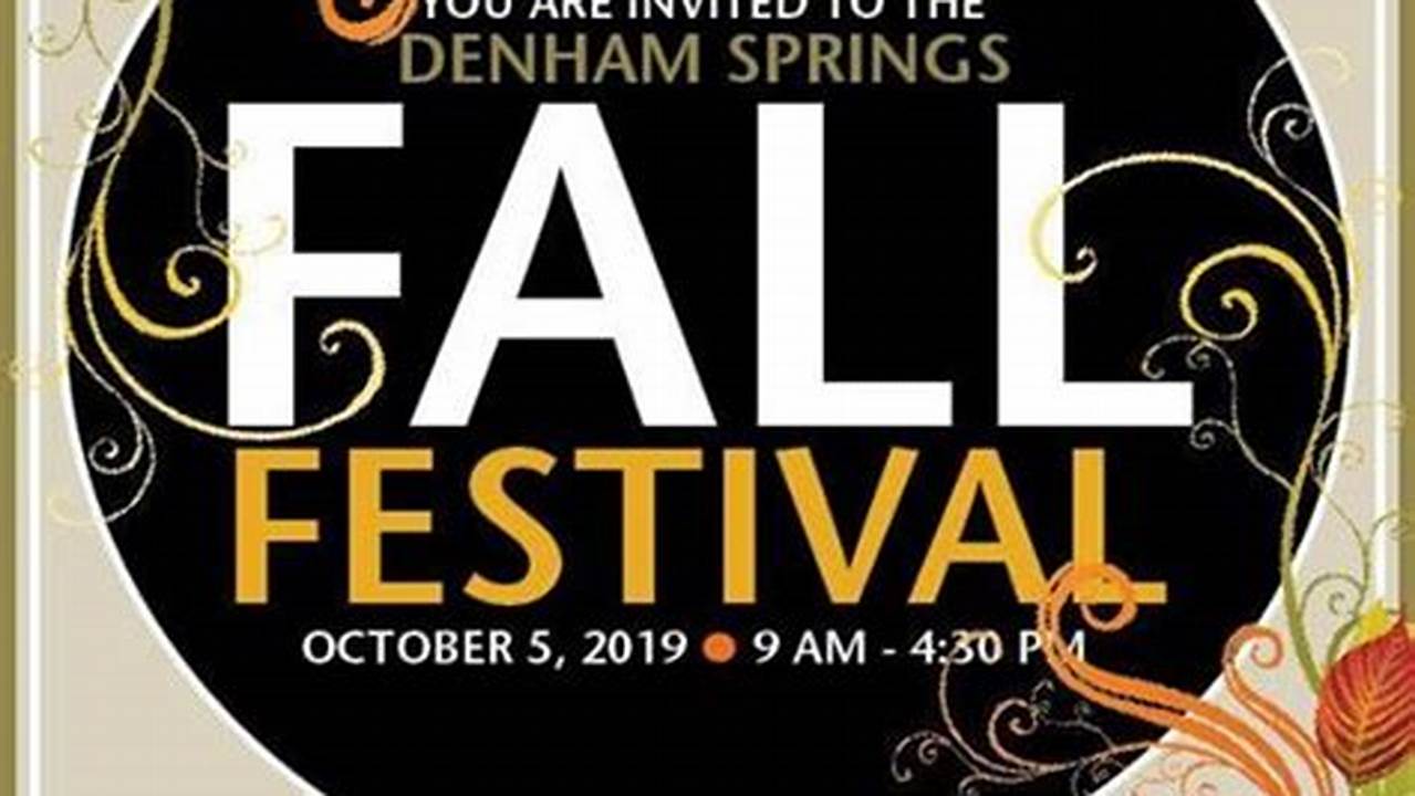 Denham Springs Fall Festival 2024