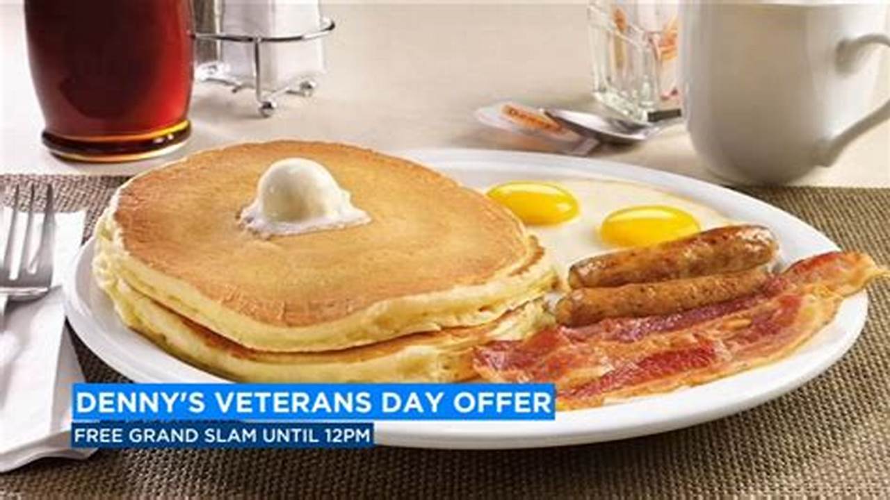 Dennys Veterans Day Special 2024