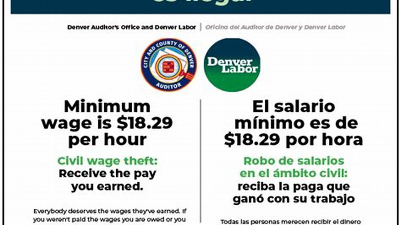 Denver Colorado Minimum Wage 2024 Tacoma