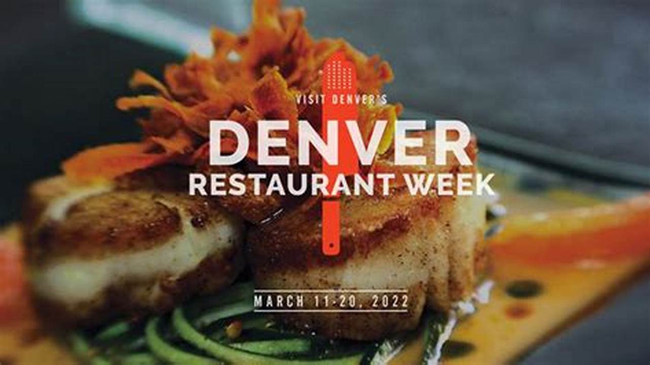 Denver Restaurant Week 2024 Menus., 2024