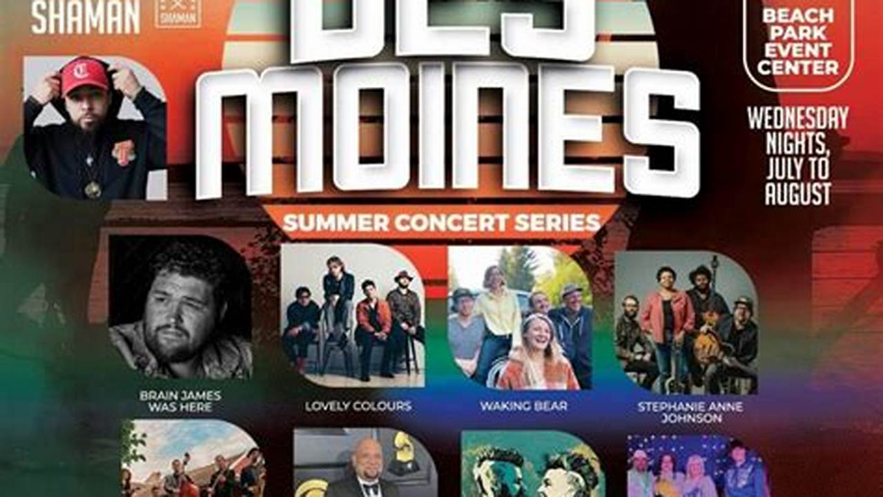Des Moines Summer Concerts 2024