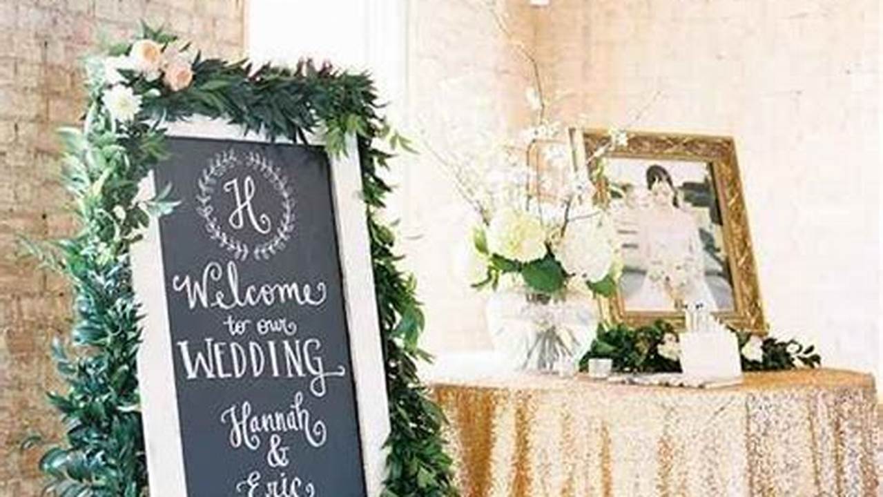 Design, Wedding Welcome Table Ideas