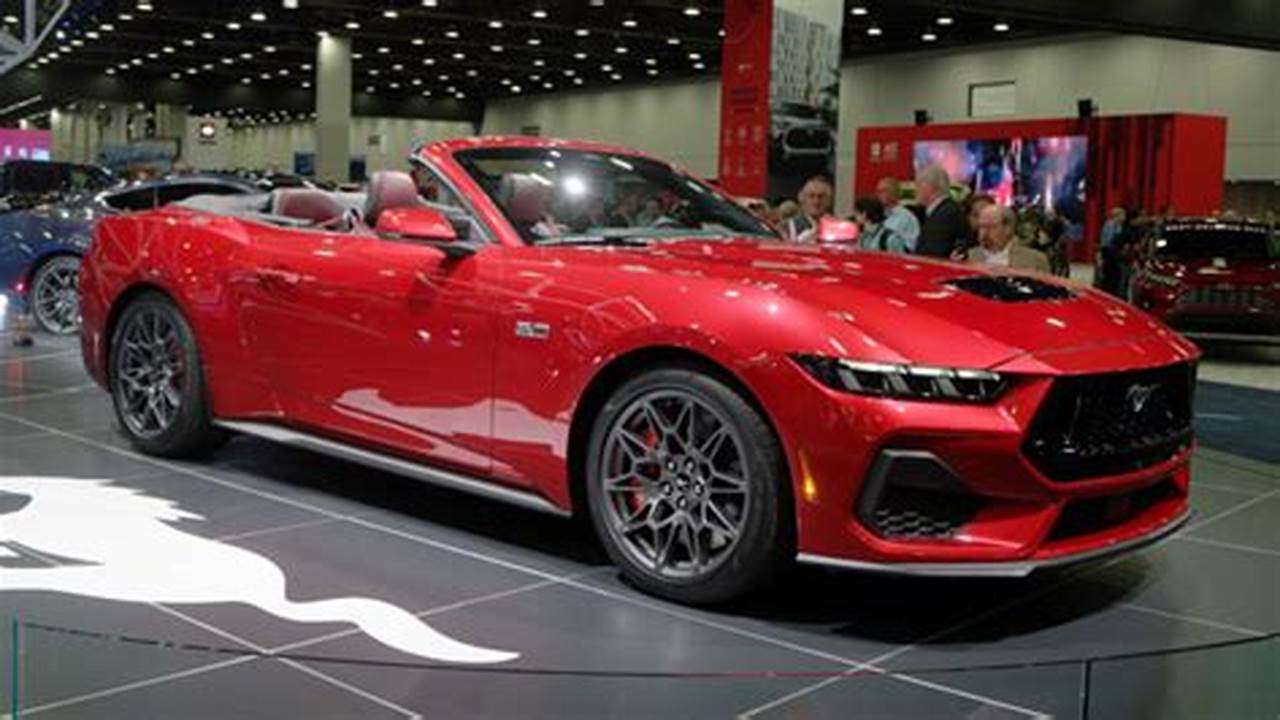 Detroit Auto Show 2024 Mustang Convertible