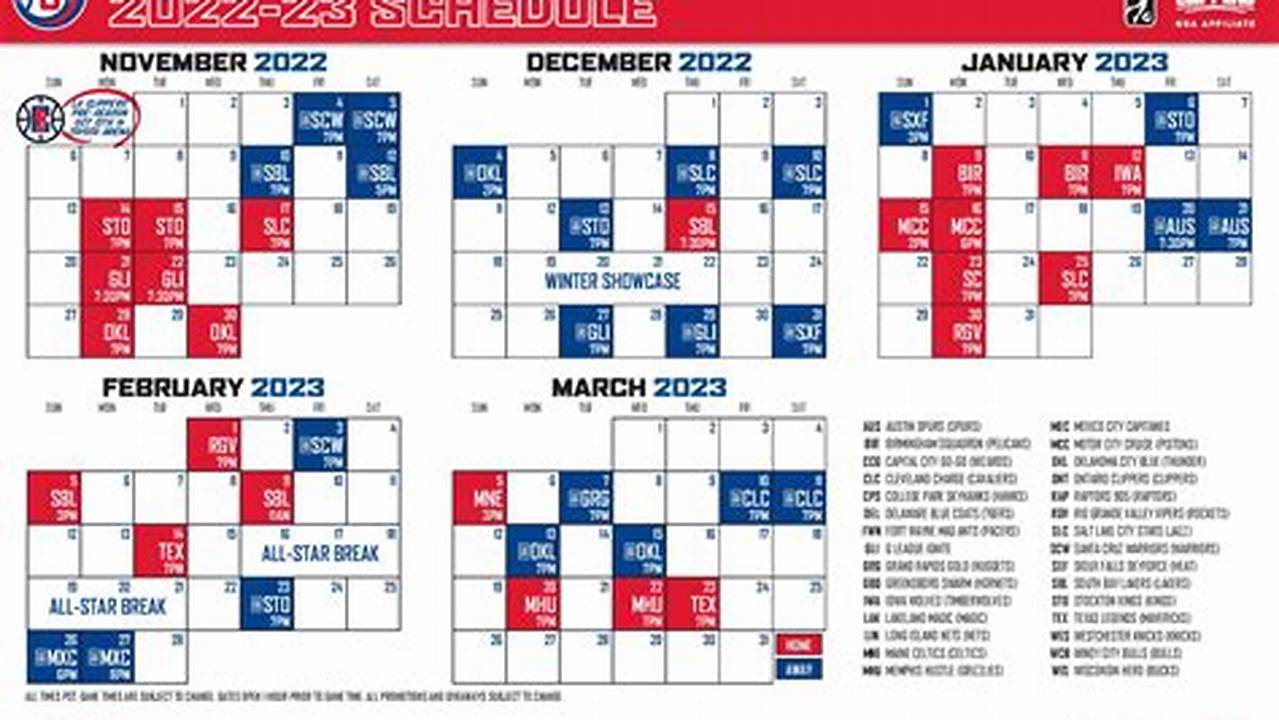 Detroit Pistons 2024-24 Schedule