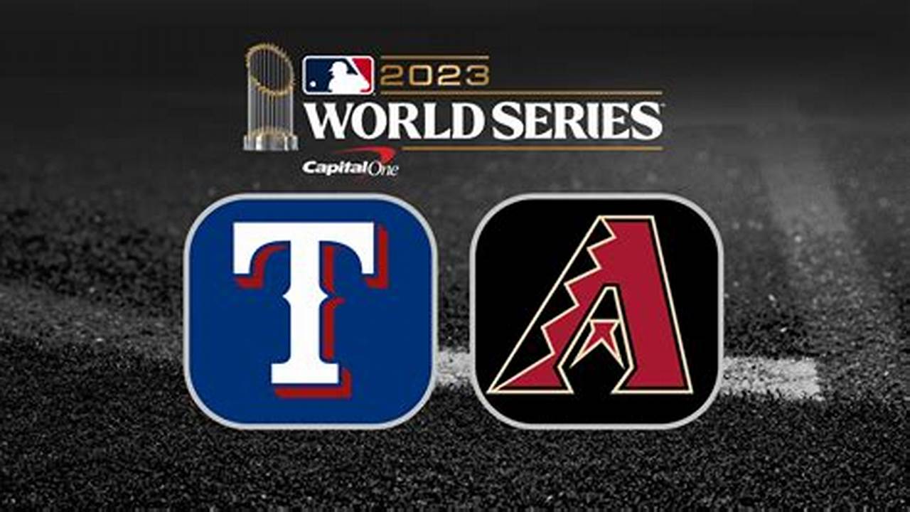 Diamondbacks Vs Rangers 2024