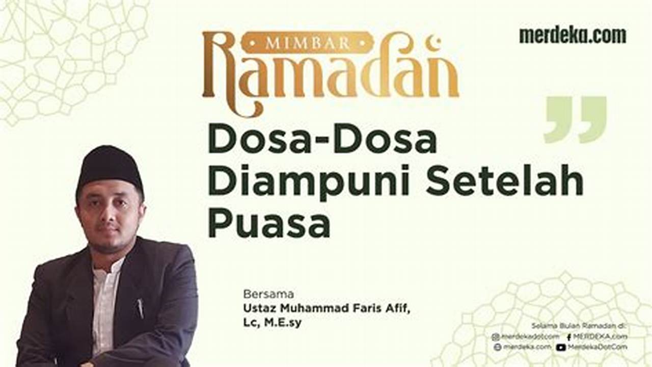 Diampuni Dosa, Ramadhan