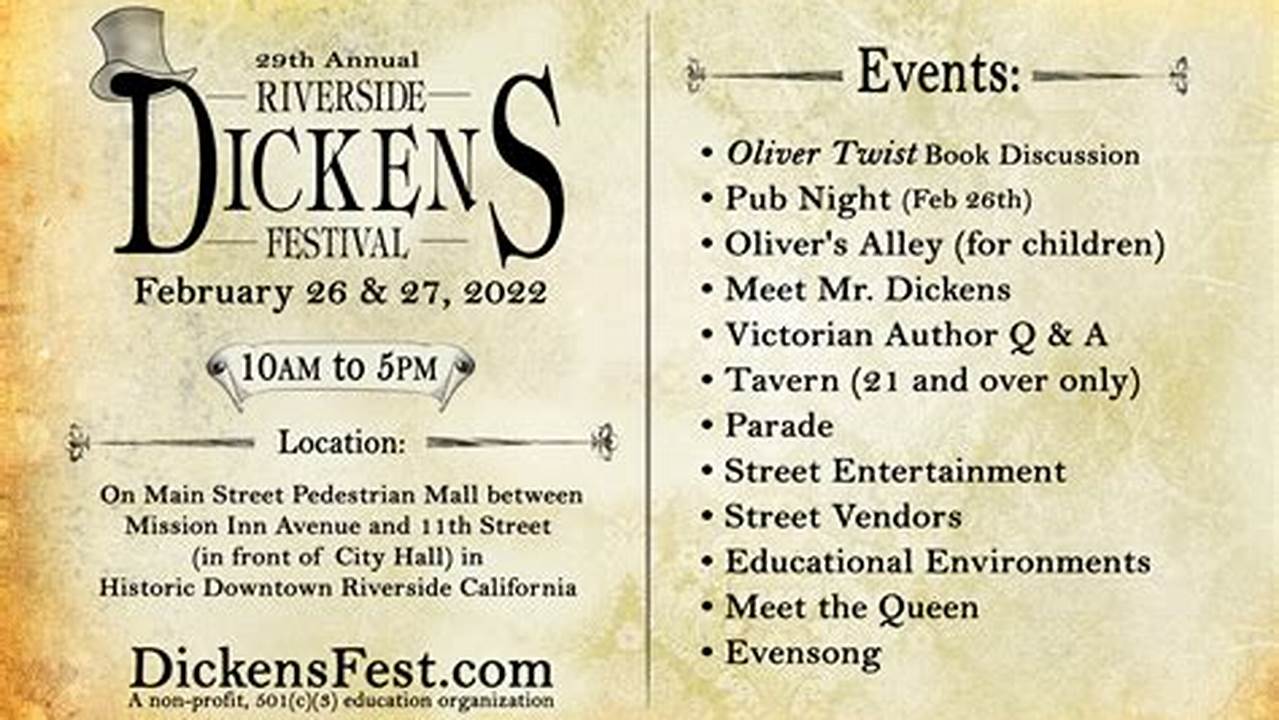 Dickens Festival Riverside Ca 2024