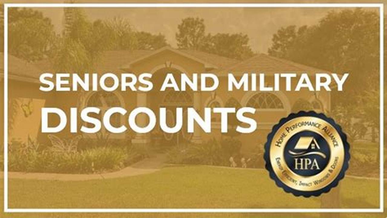 Discounts For Seniors, Children, And Military Members, News