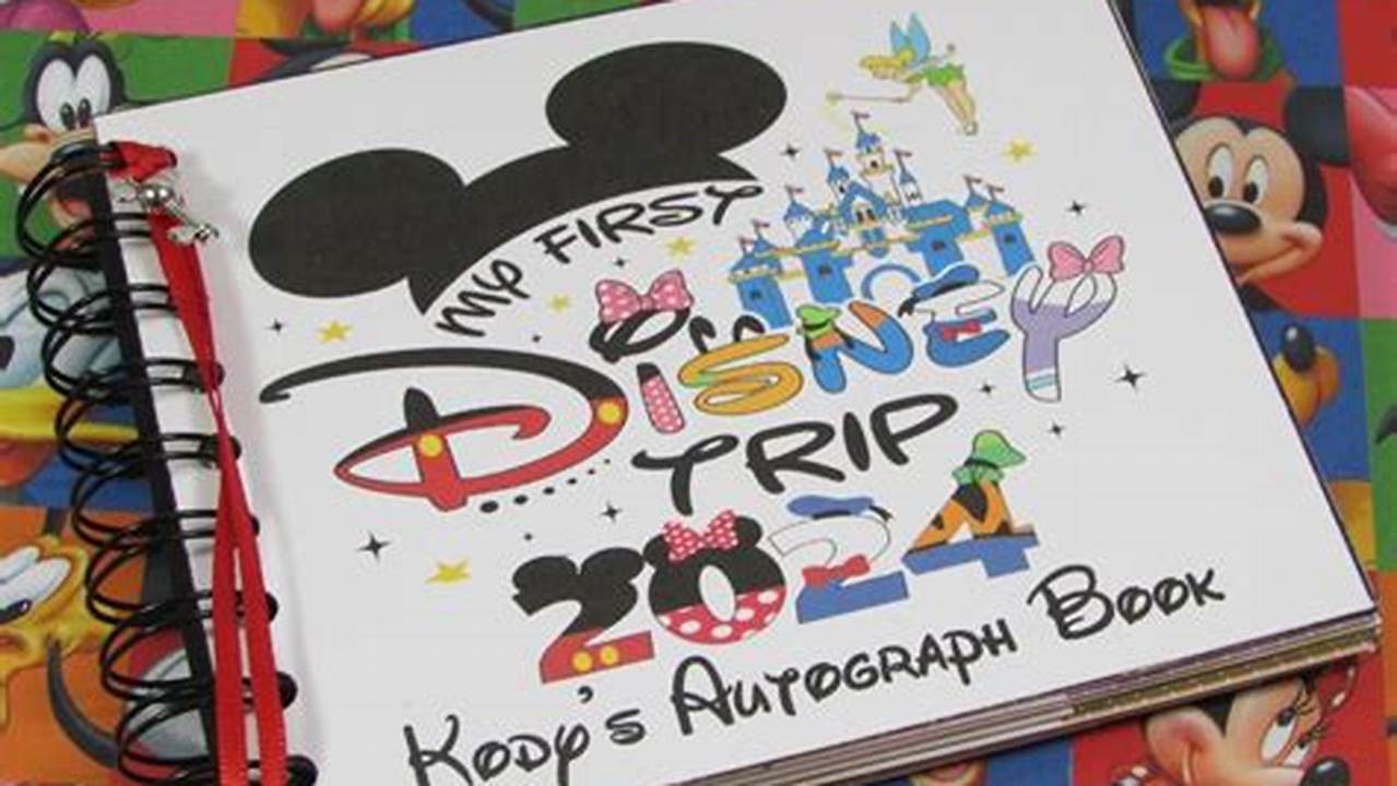 Disney Autograph Book 2024