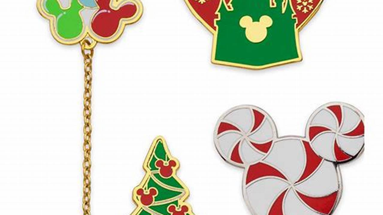 Disney Christmas Pins 2024