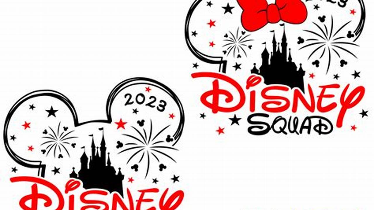 Disney Squad 2024 Svg