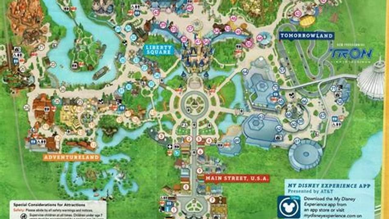 Disney World Map 2024: Pdf