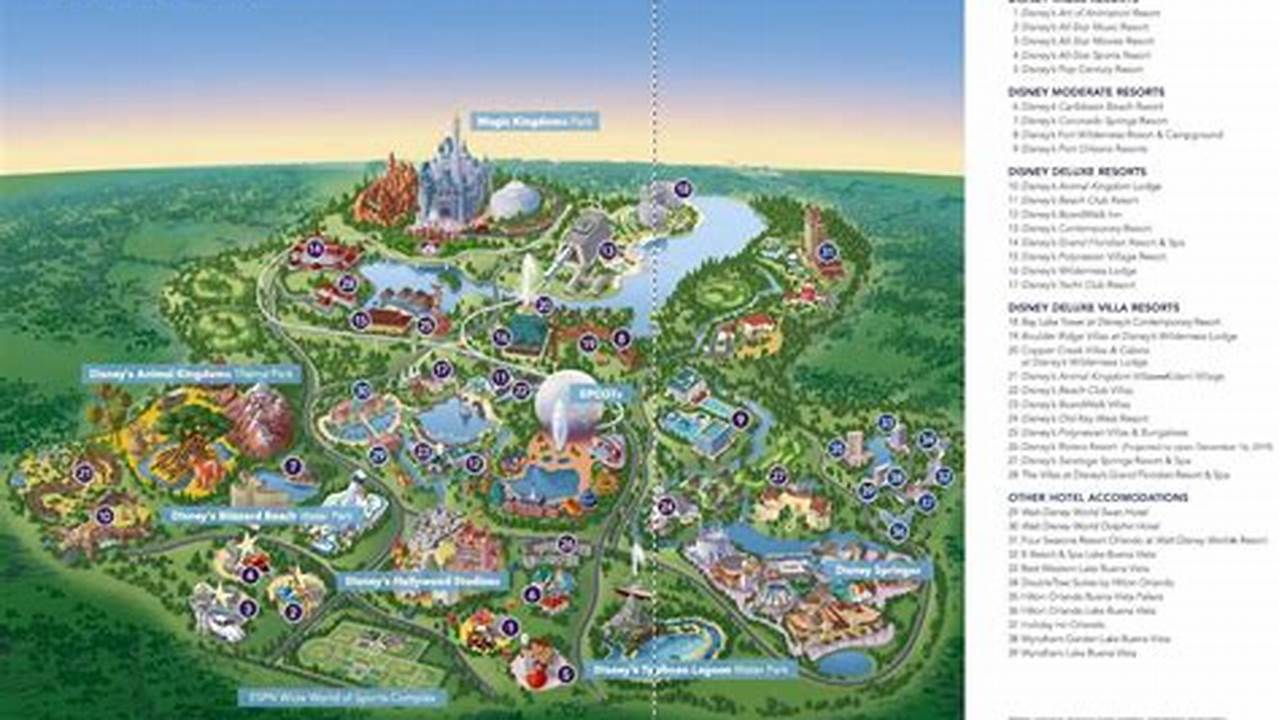 Disney World Park Maps 2024