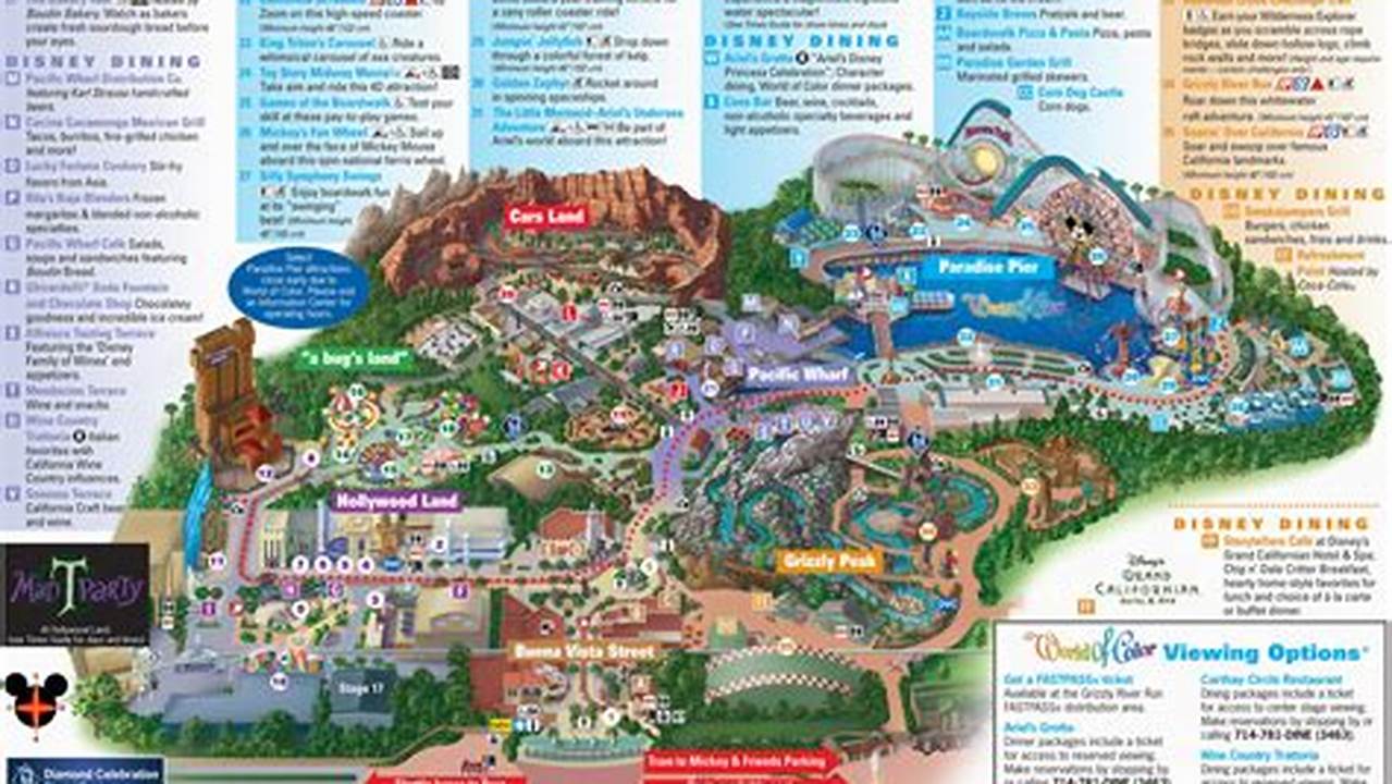 Disneyland California 2024 Map
