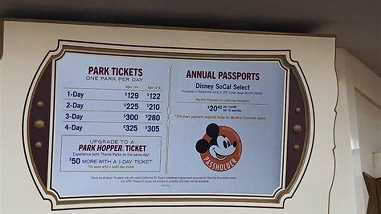 Disneyland California Tickets 2024