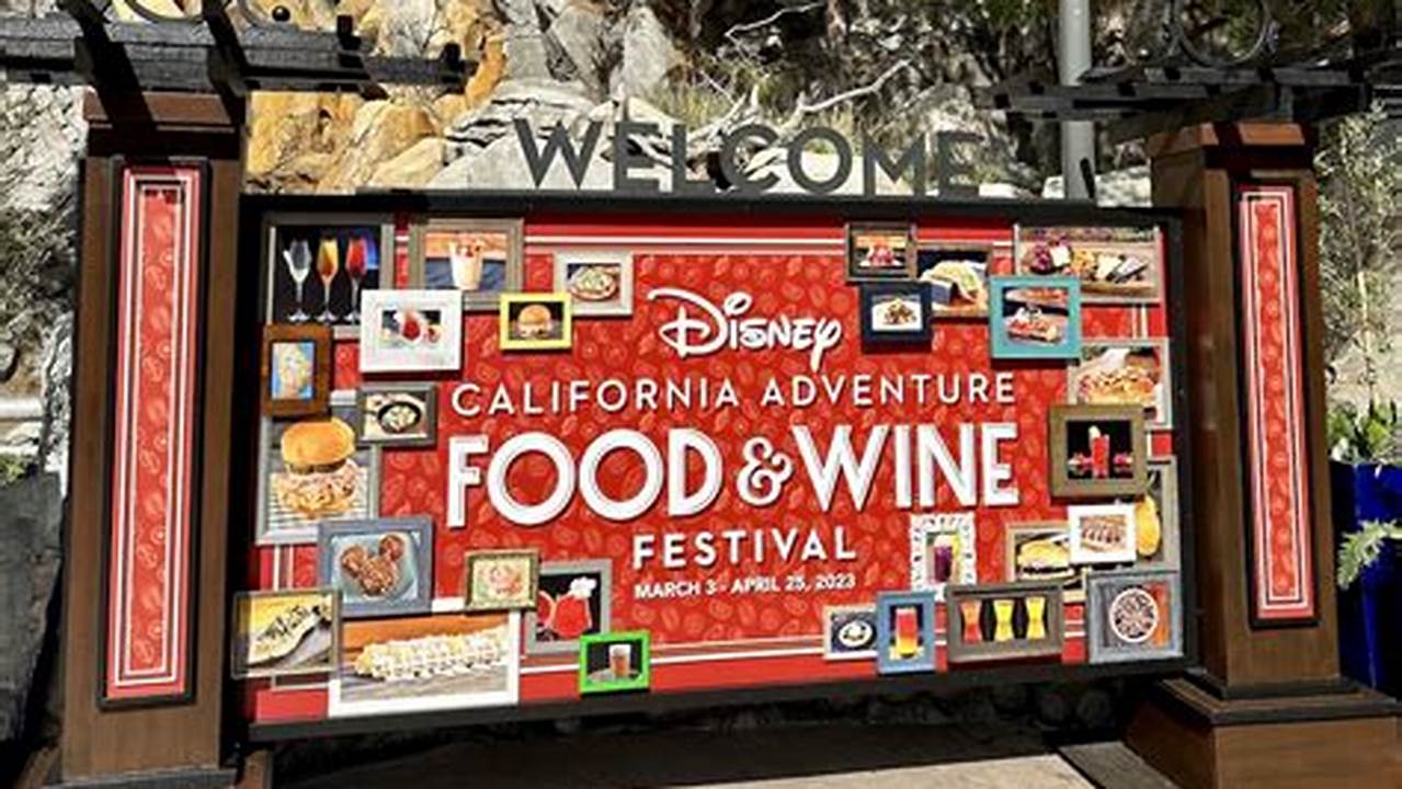 Disneyland Food And Wine Festival 2024 Menu