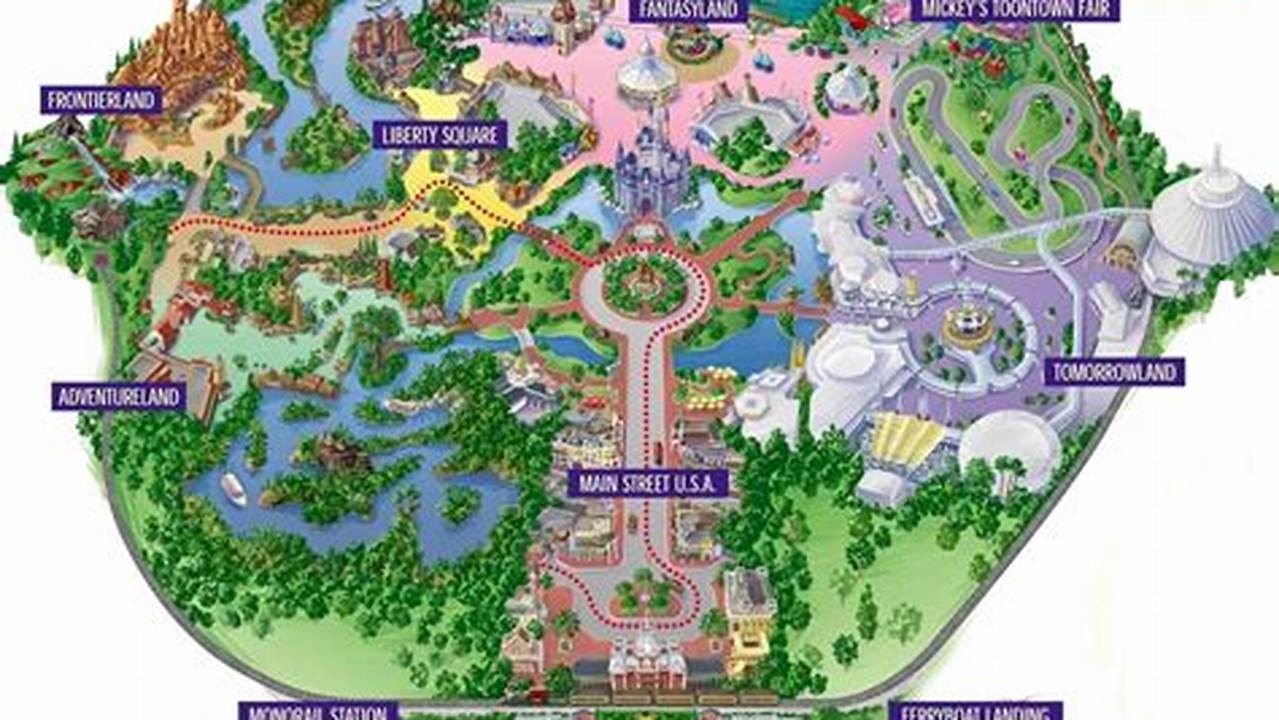 Disneyland Orlando Map 2024