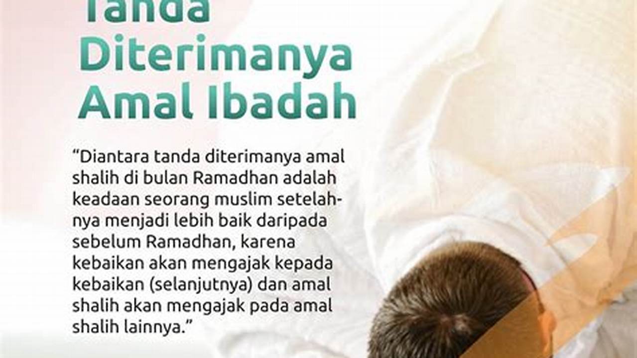 Diterimanya Ibadah, Ramadhan