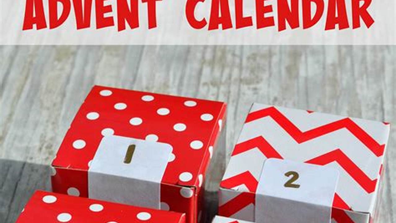 Do It Yourself Advent Calendar Ideas