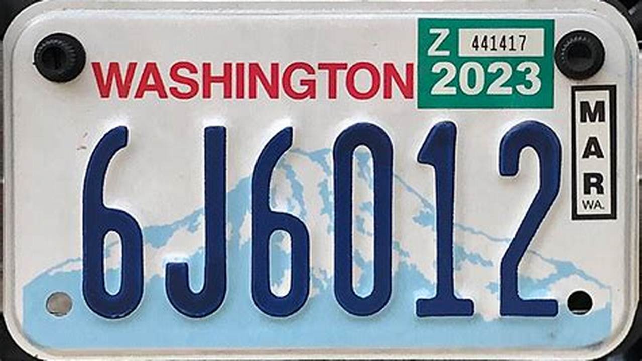 Do You Need A Front License Plate In Washington 2024