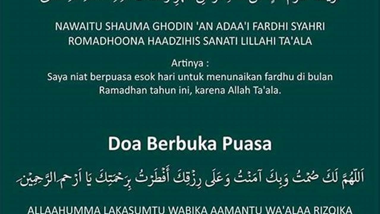 Doa Khusus Untuk Mengganti Puasa, Ramadhan