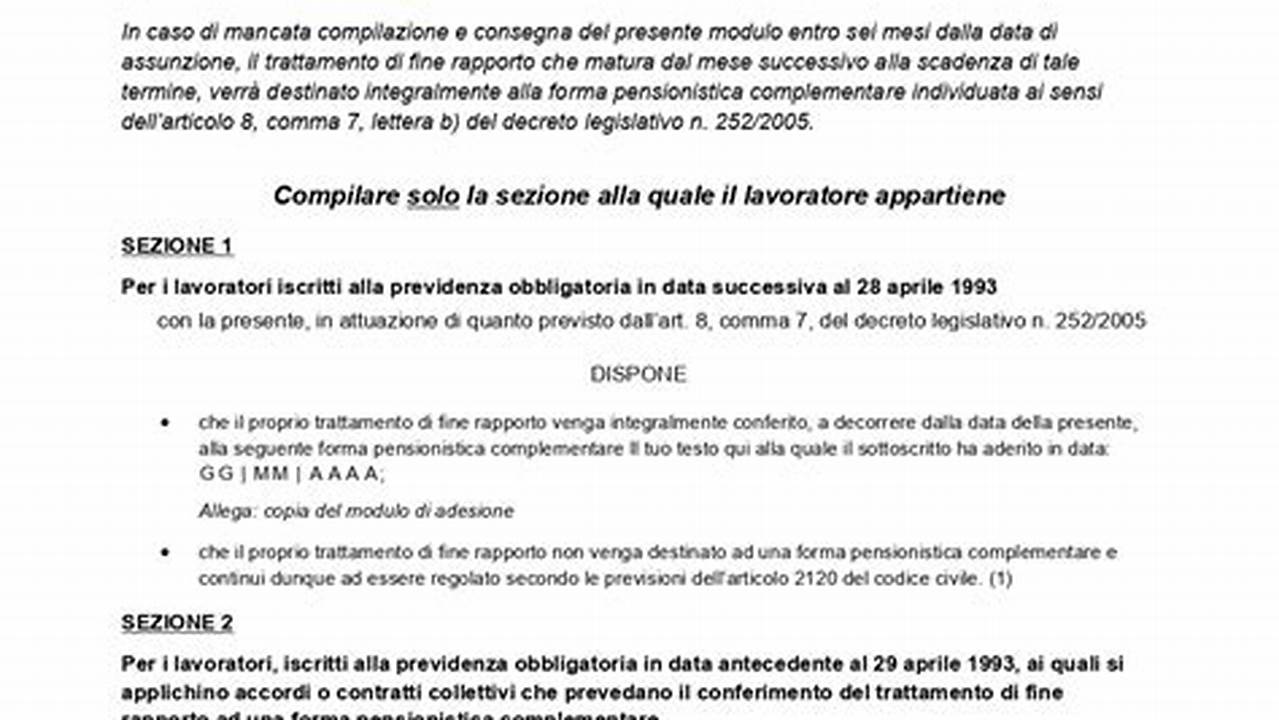Documento Ufficiale Per Fine Rapporto Locazione., IT Modello