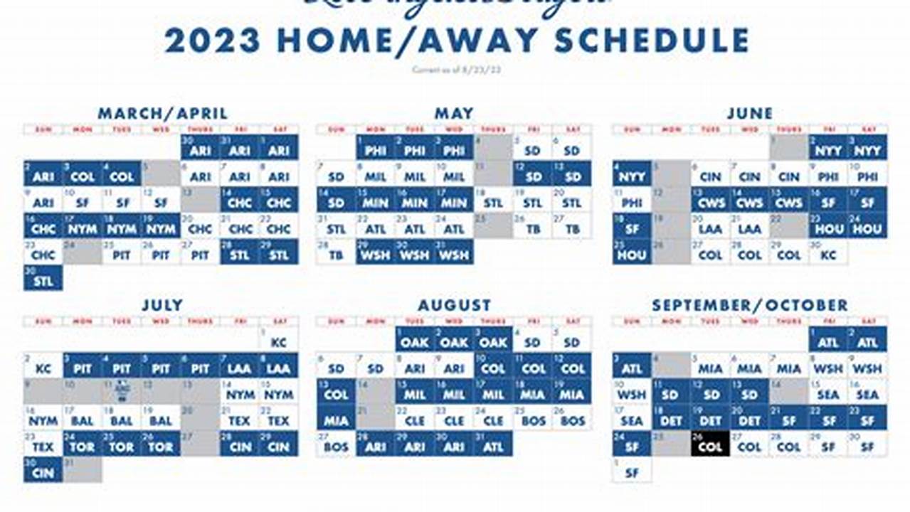 Dodger Promo Schedule 2024