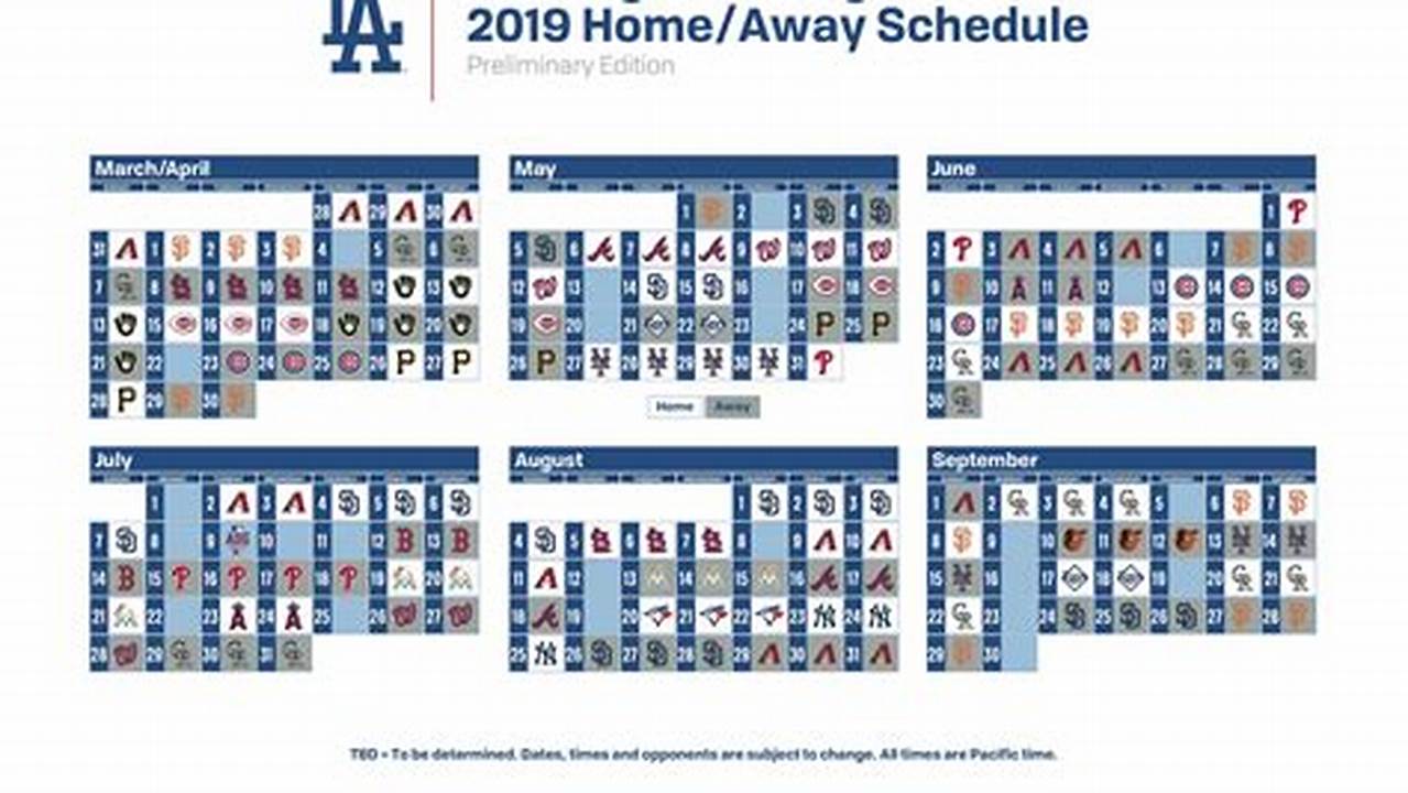Dodgers Schedule 2024 Printable Pdf Free