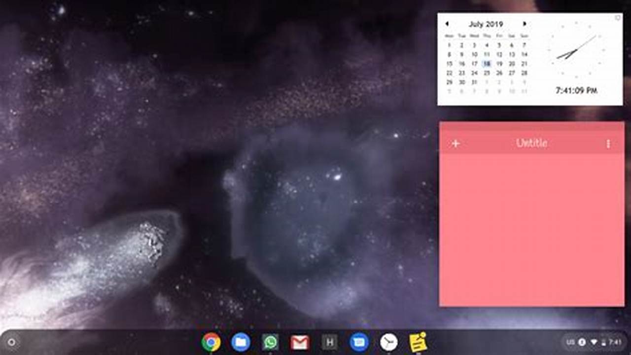 Does Chromebook Have A Calendar
