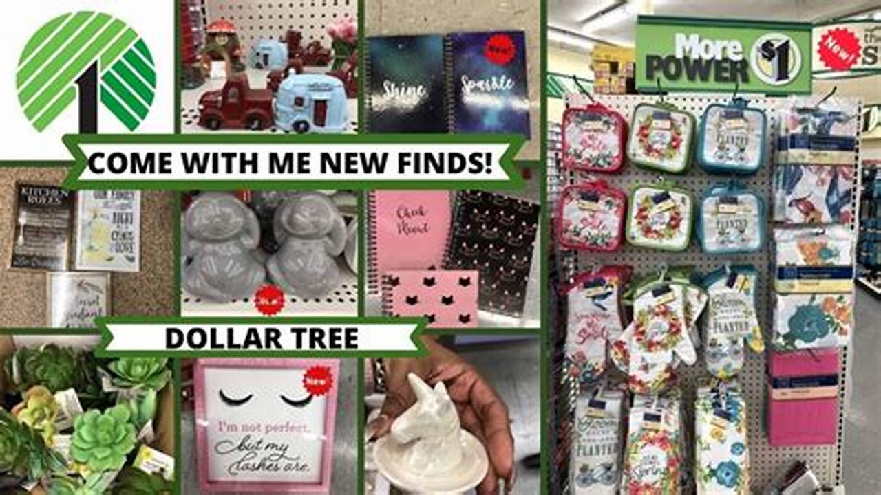 Dollar Tree Jan 2024 New Finds