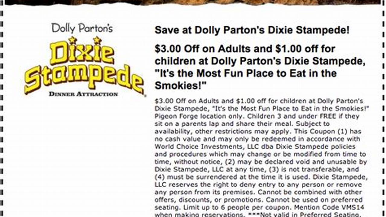 Dolly Stampede Coupon Code 2024