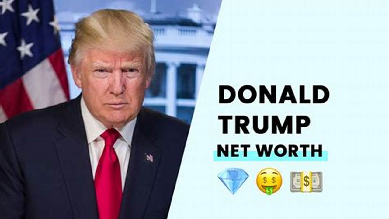 Donald Trump Net Worth 2024 Today