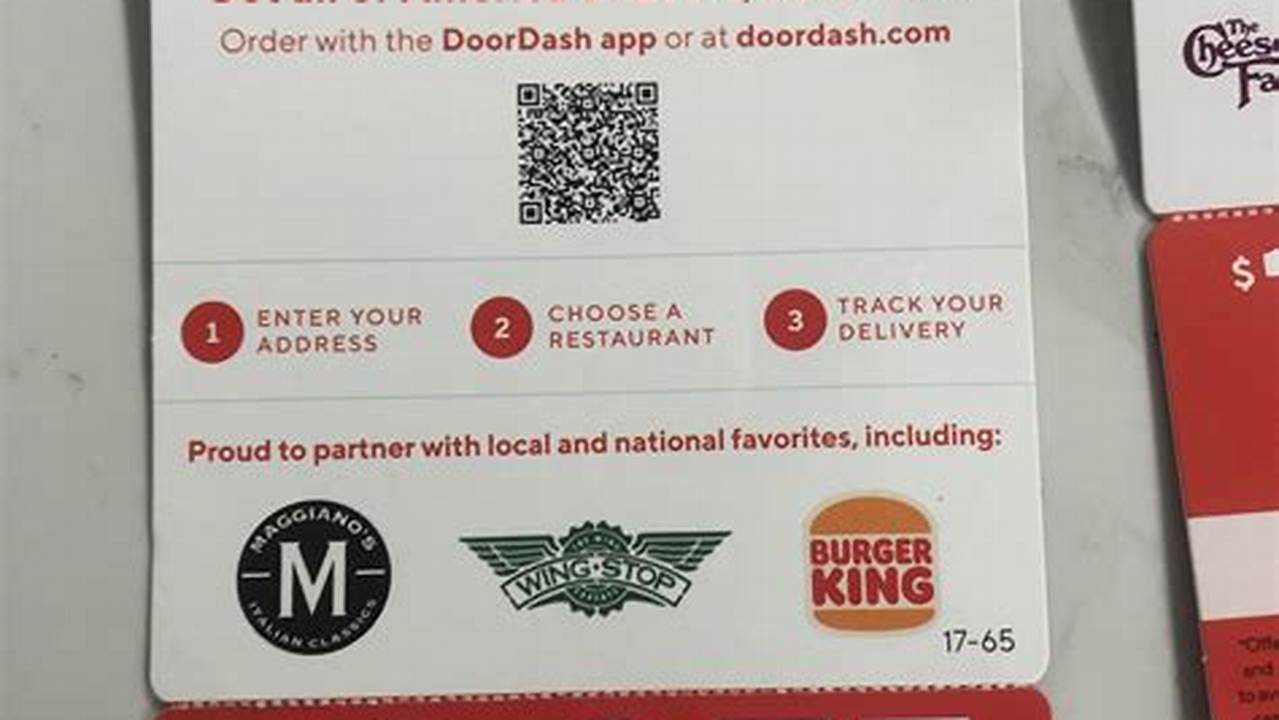 Door Dash Promo Codes December 2024